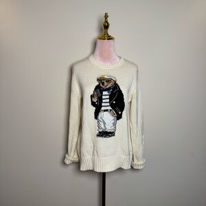 Ralph Lauren Polo Bear Cotton Sweater
